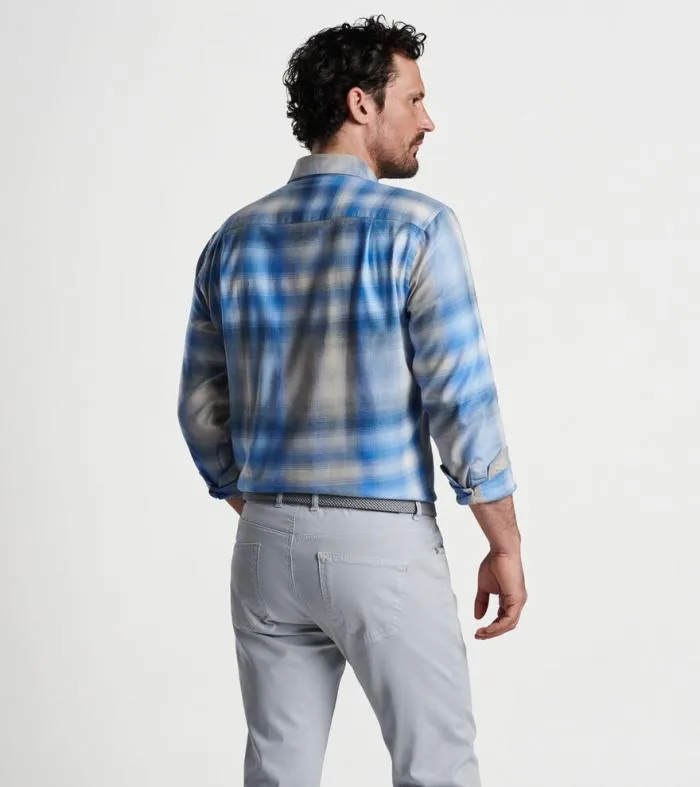 Peter Millar Sport Shirts Men Goodman Italian Flannel Sport Shirt