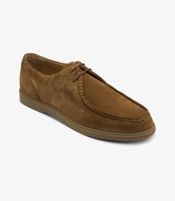 Plain Ties Arezzo Chestnut Brown Suede 8211 Loake Men Plain Ties Arezzo Chestnut Brown Suede 8211 Loake Men