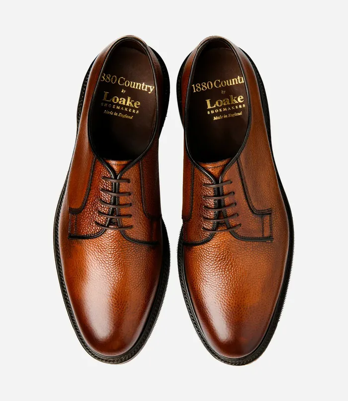Plain Ties Loake Men Leyburn Mahogany Grain Plain Ties Loake Men Leyburn Mahogany Grain