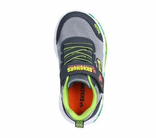 Play Scene Charcoal Lime Kids SKECHERS Toddlers UK Sizes 49