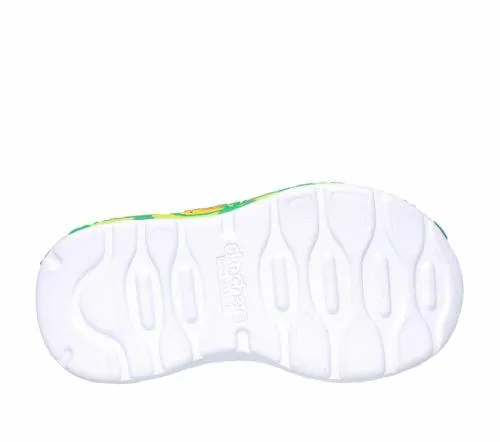 Play Scene Charcoal Lime Kids SKECHERS Toddlers UK Sizes 49