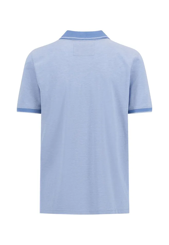 Polo Shirt Men FYNCHHATTON Polo Shirt In Twotone Optics Summer Breezeleaf Greencrystal Bluenavydusty Lavenderpapayacool Gray