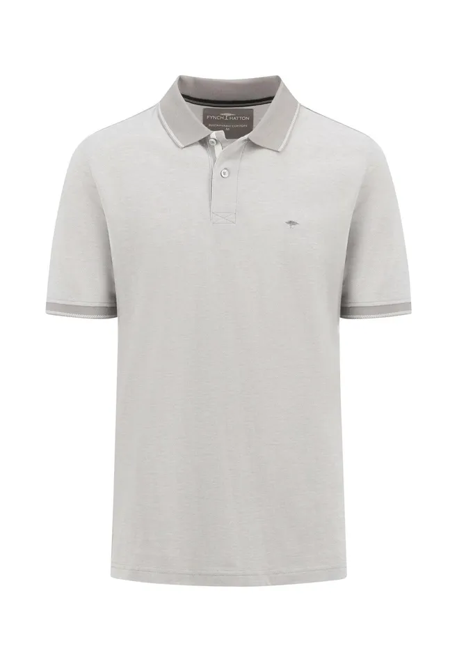 Polo Shirt Men FYNCHHATTON Polo Shirt In Twotone Optics Summer Breezeleaf Greencrystal Bluenavydusty Lavenderpapayacool Gray