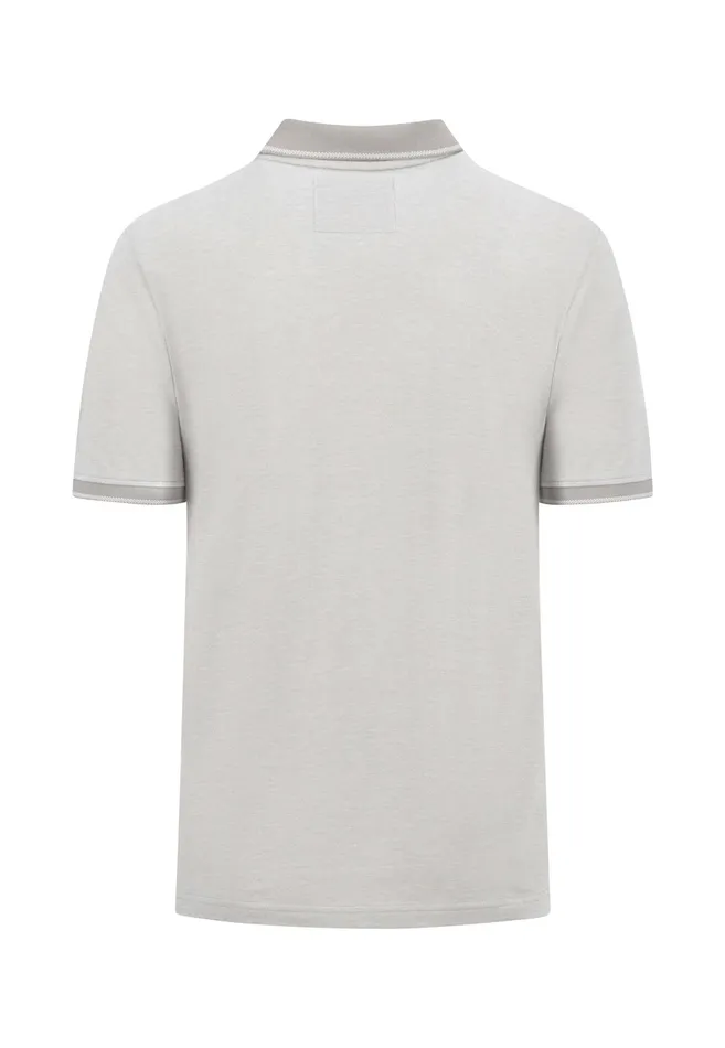 Polo Shirt Men FYNCHHATTON Polo Shirt In Twotone Optics Summer Breezeleaf Greencrystal Bluenavydusty Lavenderpapayacool Gray