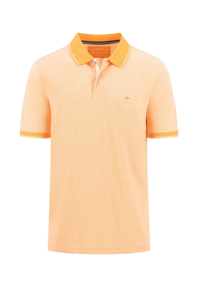 Polo Shirt Men FYNCHHATTON Polo Shirt In Twotone Optics Summer Breezeleaf Greencrystal Bluenavydusty Lavenderpapayacool Gray