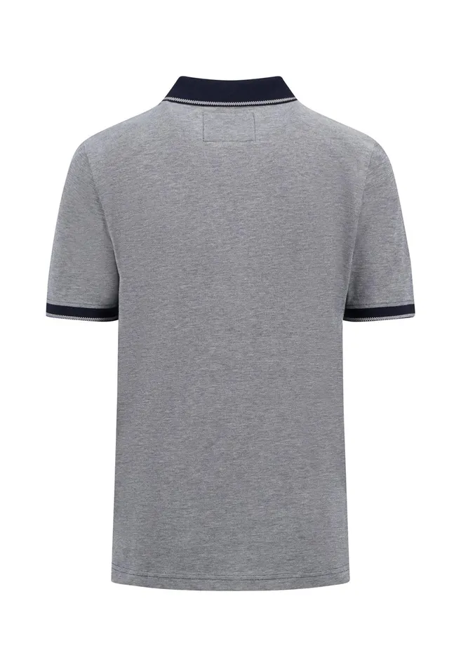Polo Shirt Men FYNCHHATTON Polo Shirt In Twotone Optics Summer Breezeleaf Greencrystal Bluenavydusty Lavenderpapayacool Gray