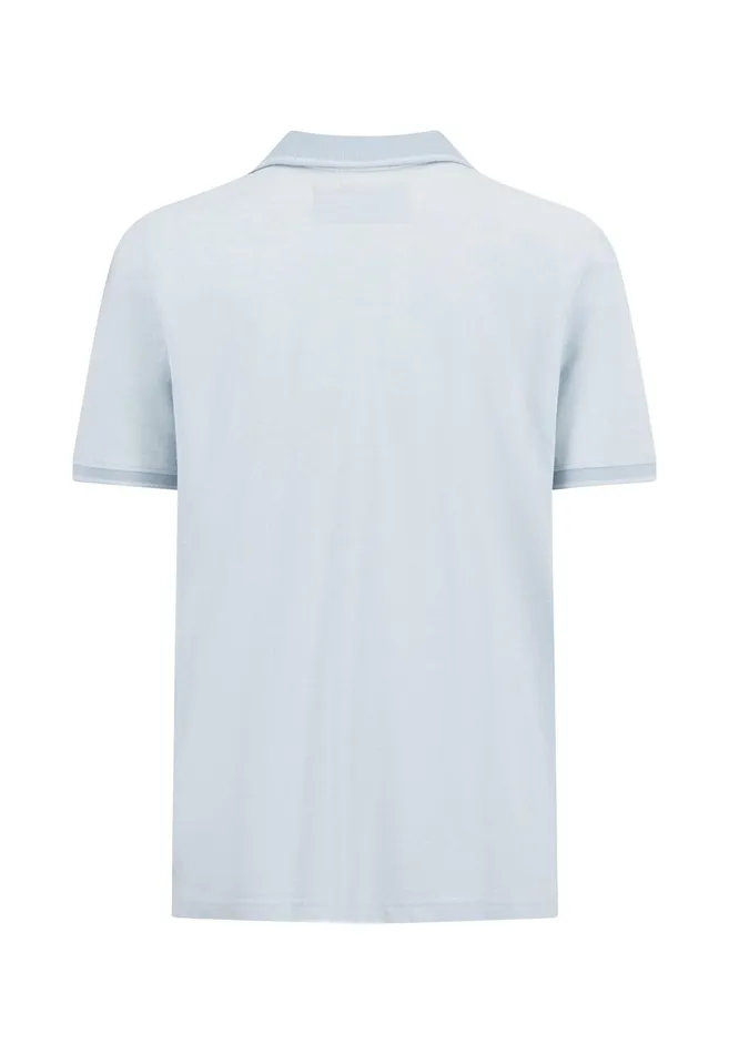 Polo Shirt Men FYNCHHATTON Polo Shirt In Twotone Optics Summer Breezeleaf Greencrystal Bluenavydusty Lavenderpapayacool Gray