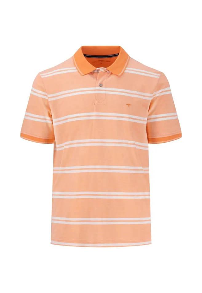 Polo Shirt Men FYNCHHATTON Striped Polo Shirt Made Of Cotton Sunny Orangepeesummer Breezestrong Bluenavyturf Green Polo Shirt Men FYNCHHATTON Striped Polo Shirt Made Of Cotton Sunny Orangepeesummer Breezestrong Bluenavyturf Green