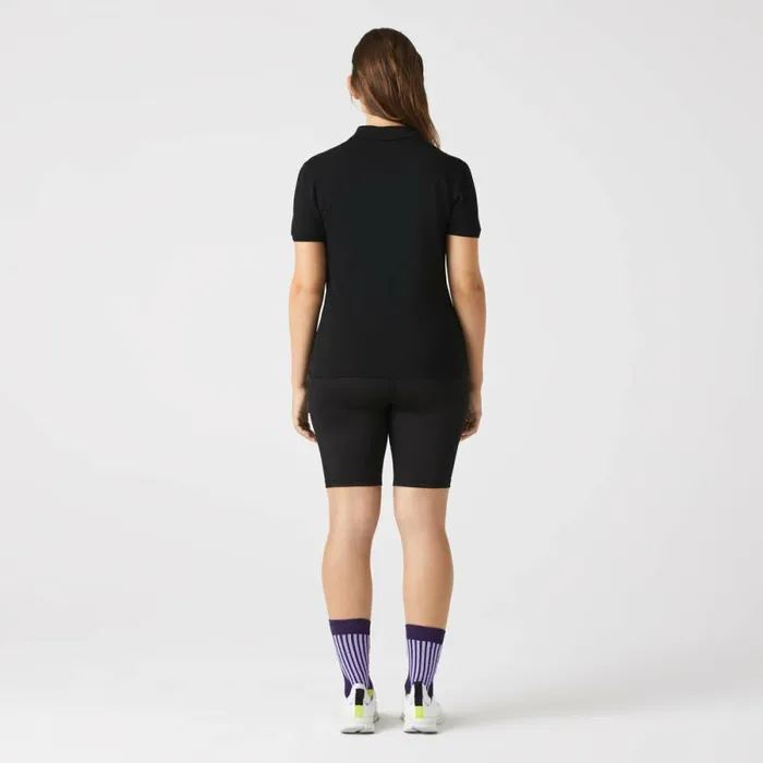 Polos Women Lacoste Women039s L12D Slim Fit Stretch Mini Piqu Polo Black 031