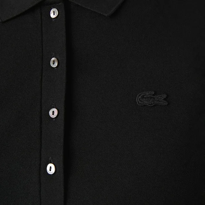 Polos Women Lacoste Women039s L12D Slim Fit Stretch Mini Piqu Polo Black 031