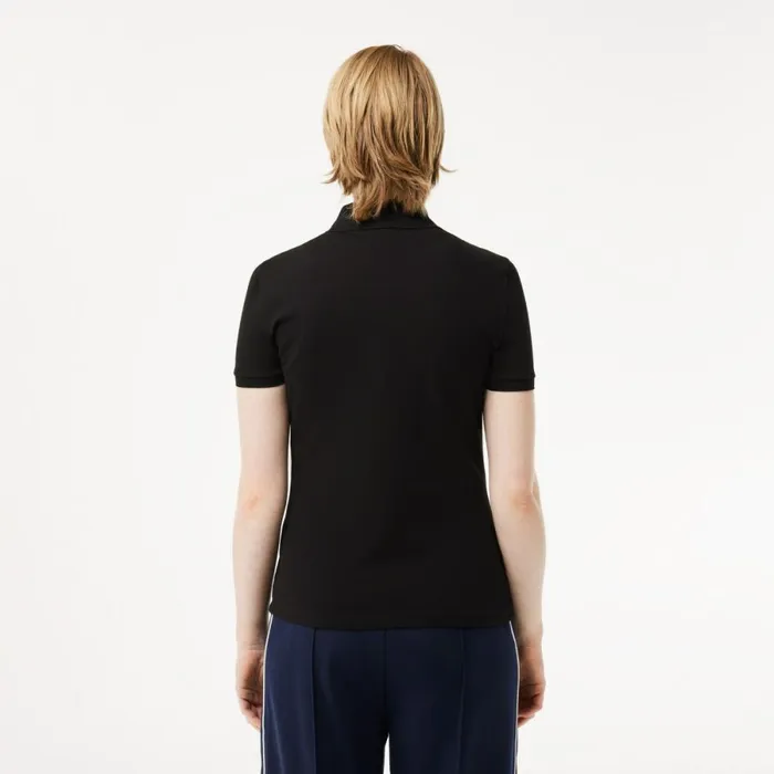 Polos Women Lacoste Women039s L12D Slim Fit Stretch Mini Piqu Polo Black 031