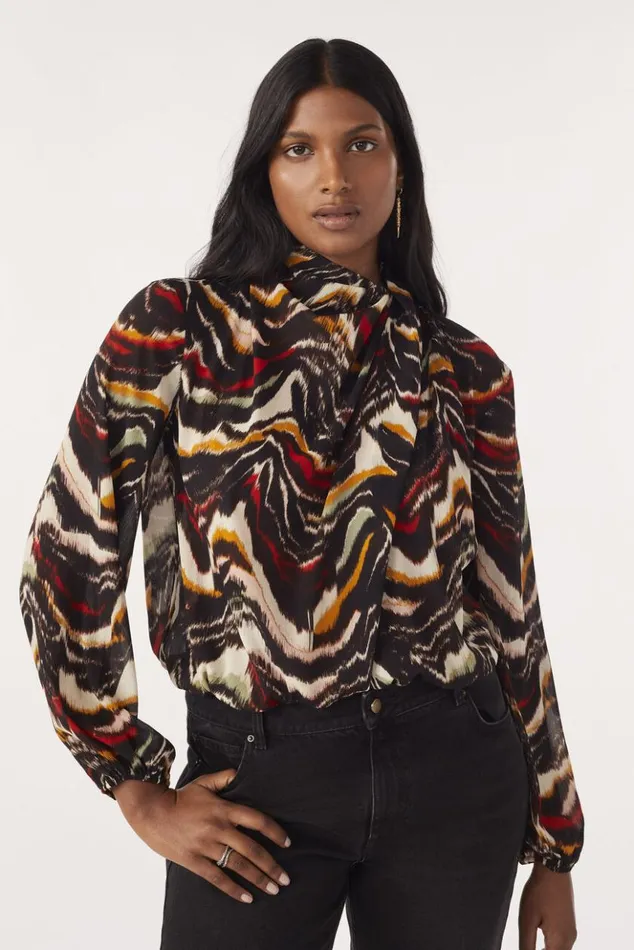 PopsLongSleeve Blouse Clothing Baandsh Tops and Shirts
