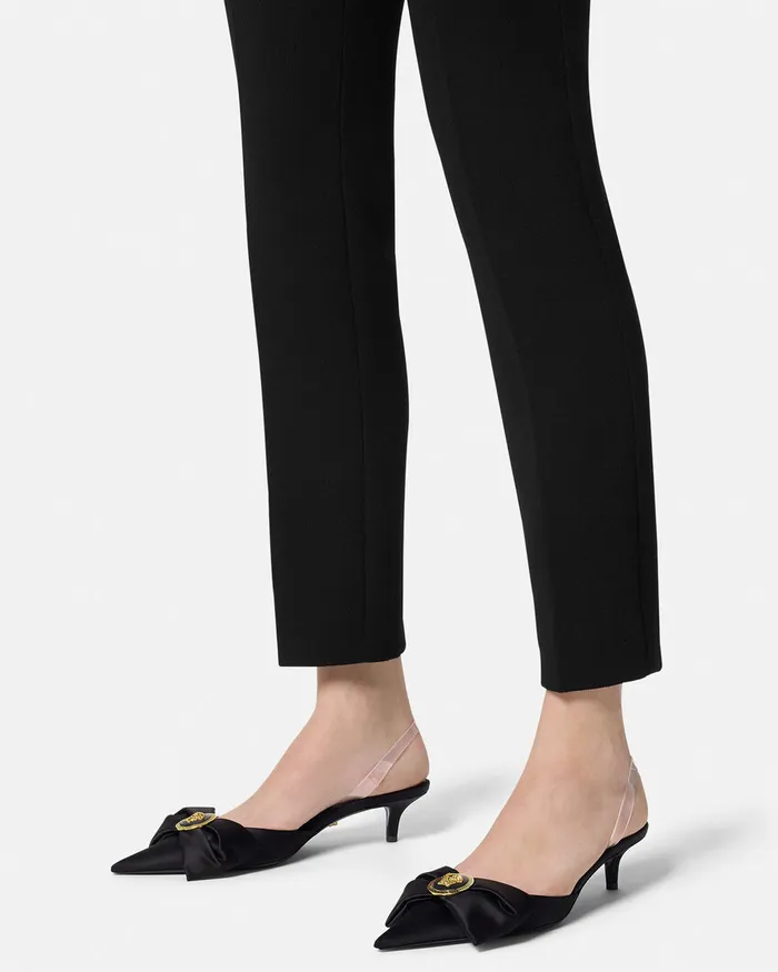 Pumps and Slingbacks Women Versace Alia Slingback Pumps 45 Mm Blackgold