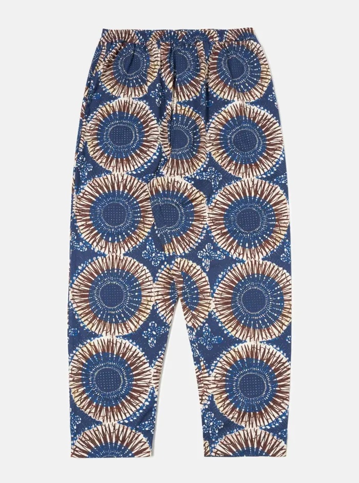 Pyjama Pant In Navy Hokkoh Print Men Universal Works Nightwear