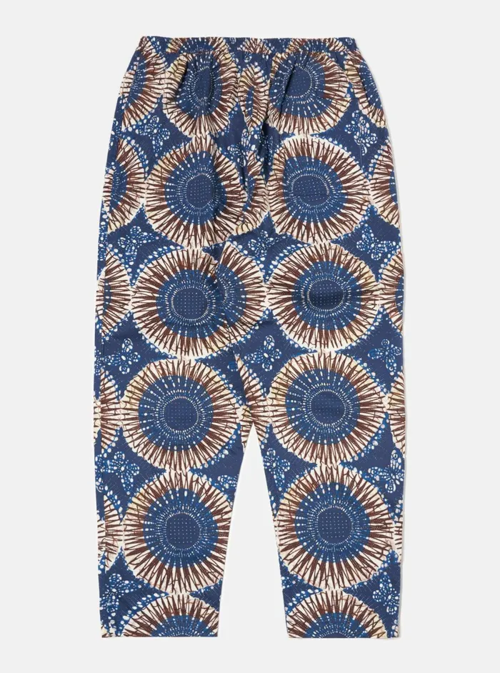 Pyjama Pant In Navy Hokkoh Print Men Universal Works Nightwear