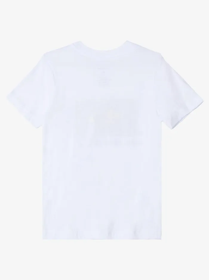 Quiksilver 816 Black Flash TShirt White Boys Tees Quiksilver 816 Black Flash TShirt White Boys Tees