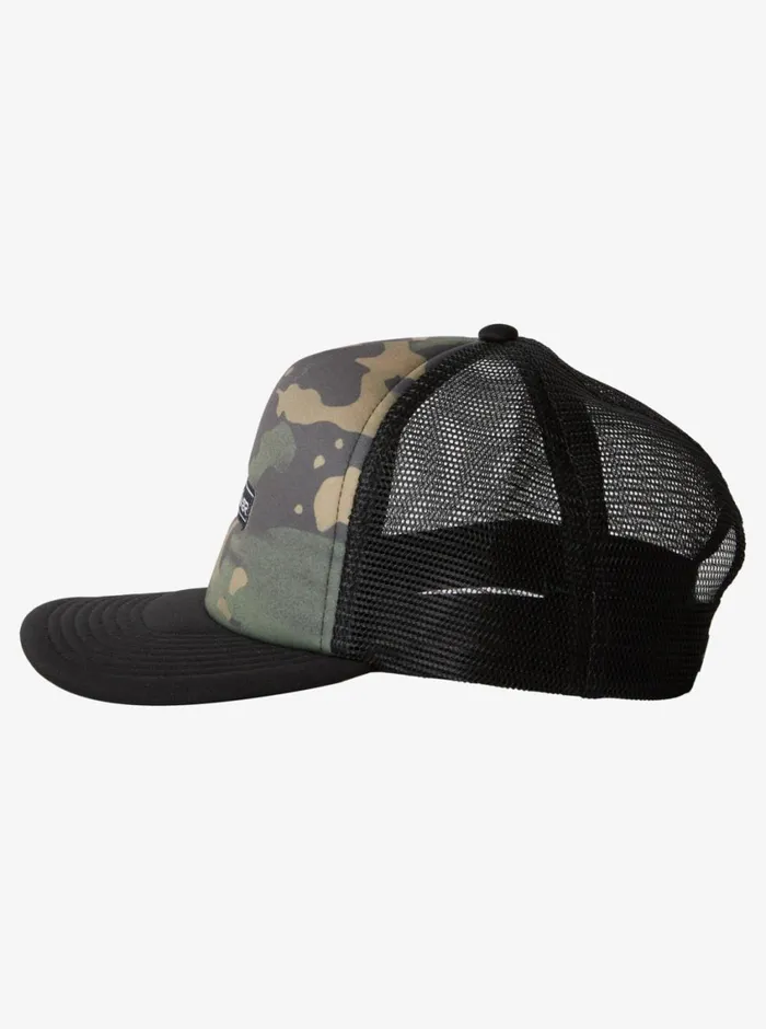 Quiksilver 816 Emu Coop Trucker Hat Camo Boys Hats Quiksilver 816 Emu Coop Trucker Hat Camo Boys Hats
