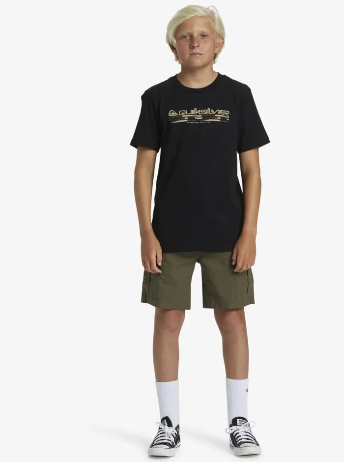 Quiksilver 816 Omni Fill TShirt Black Boys Tees Quiksilver 816 Omni Fill TShirt Black Boys Tees