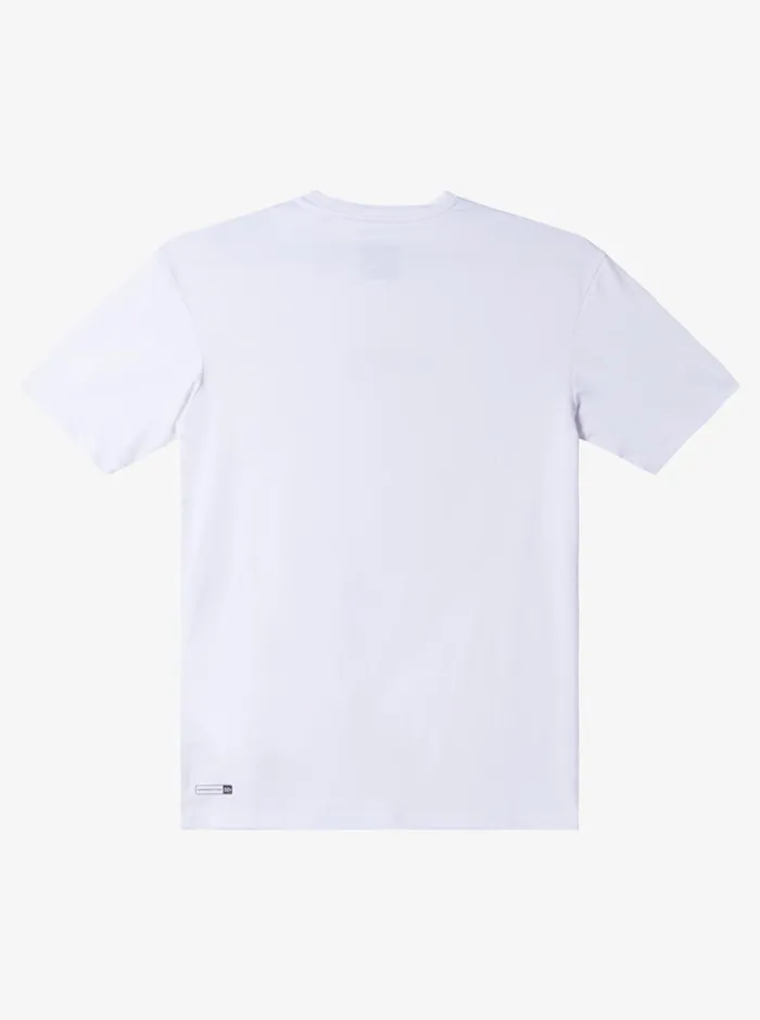 Quiksilver 816 Radical Surf UPF 50 Surf TShirt Snow White Boys Rashguards Quiksilver 816 Radical Surf UPF 50 Surf TShirt Snow White Boys Rashguards