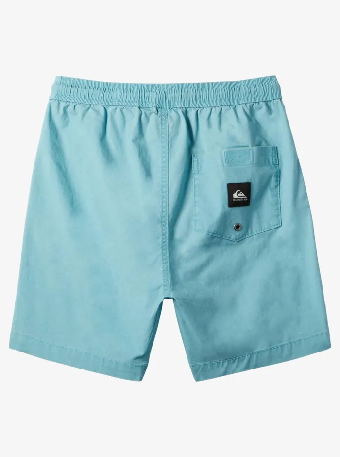 Quiksilver 816 Taxer 15034 Elastic Waist Shorts Cameo Blue Boys Shorts Quiksilver 816 Taxer 15034 Elastic Waist Shorts Cameo Blue Boys Shorts