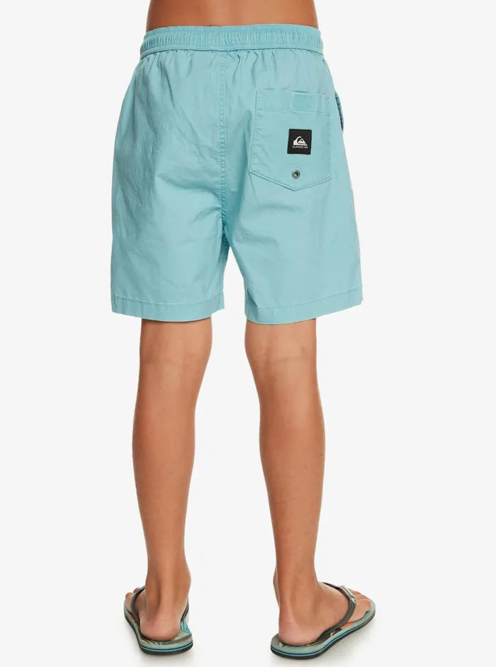 Quiksilver 816 Taxer 15034 Elastic Waist Shorts Cameo Blue Boys Shorts Quiksilver 816 Taxer 15034 Elastic Waist Shorts Cameo Blue Boys Shorts