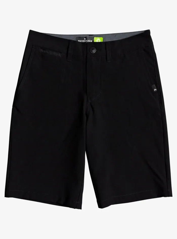 Quiksilver 816 Union Amphibian 19034 Hybrid Shorts Black Boys Shorts
