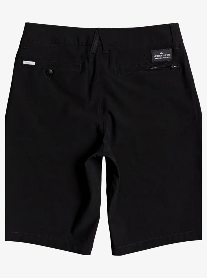 Quiksilver 816 Union Amphibian 19034 Hybrid Shorts Black Boys Shorts Quiksilver 816 Union Amphibian 19034 Hybrid Shorts Black Boys Shorts
