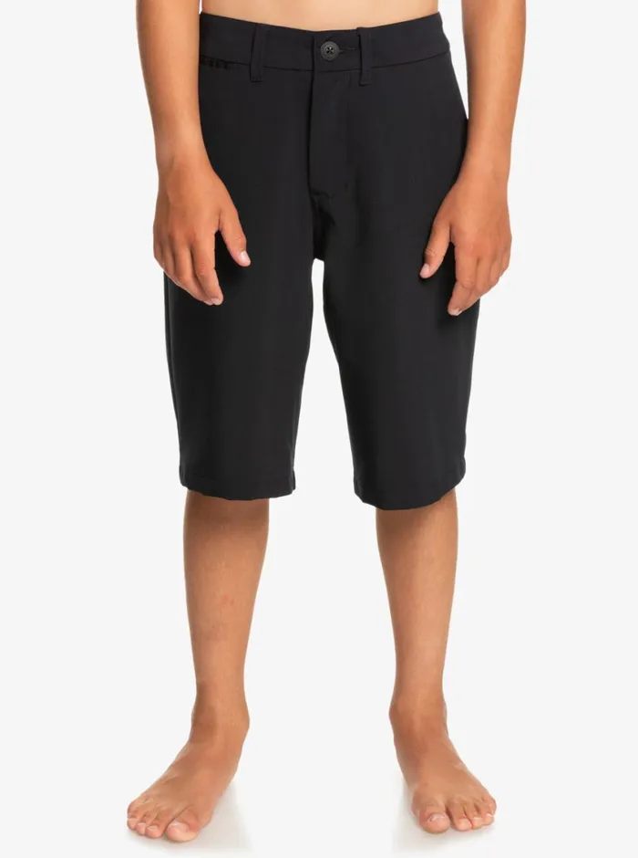 Quiksilver 816 Union Amphibian 19034 Hybrid Shorts Black Boys Shorts Quiksilver 816 Union Amphibian 19034 Hybrid Shorts Black Boys Shorts