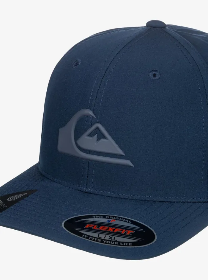 Quiksilver Amped Up Flexifit Hat Navy Blazer Mens Hats Quiksilver Amped Up Flexifit Hat Navy Blazer Mens Hats