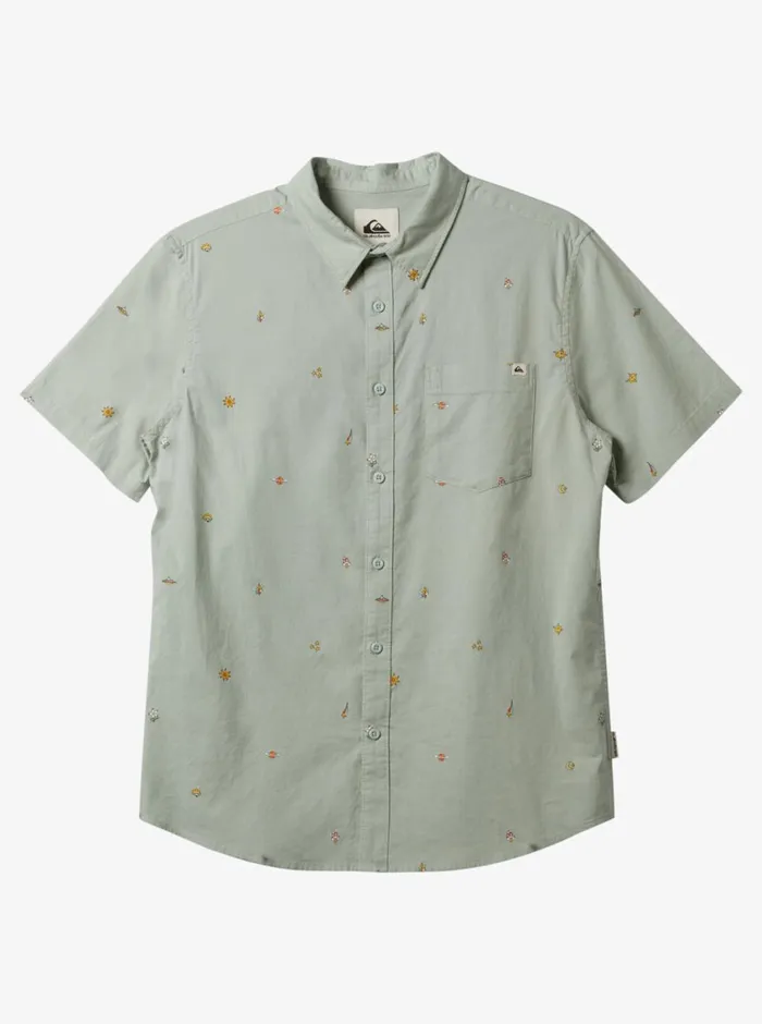 Quiksilver Apero Classic Short Sleeve Woven Shirt Cloud Blue Aop Mix Bag Ss Mens Shirts and Polos Quiksilver Apero Classic Short Sleeve Woven Shirt Cloud Blue Aop Mix Bag Ss Mens Shirts and Polos