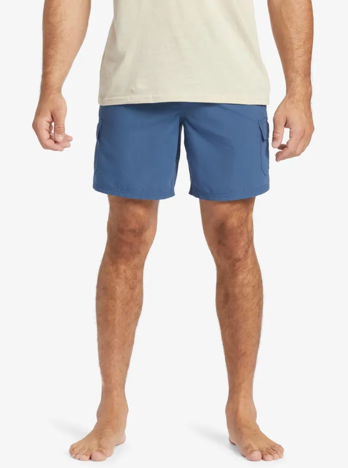 Quiksilver Balance 18034 Volleys Ensign Blue Heather MensWaterman Elastic Waist Quiksilver Balance 18034 Volleys Ensign Blue Heather MensWaterman Elastic Waist