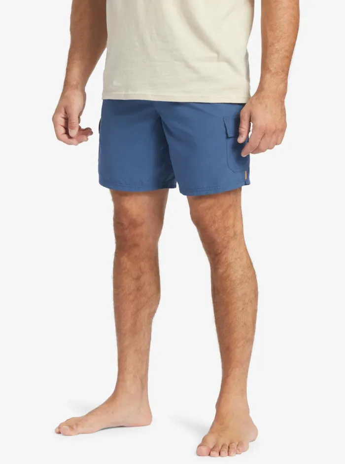 Quiksilver Balance 18034 Volleys Ensign Blue Heather MensWaterman Elastic Waist Quiksilver Balance 18034 Volleys Ensign Blue Heather MensWaterman Elastic Waist