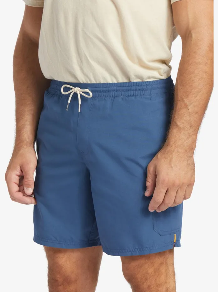 Quiksilver Balance 18034 Volleys Ensign Blue Heather MensWaterman Elastic Waist Quiksilver Balance 18034 Volleys Ensign Blue Heather MensWaterman Elastic Waist