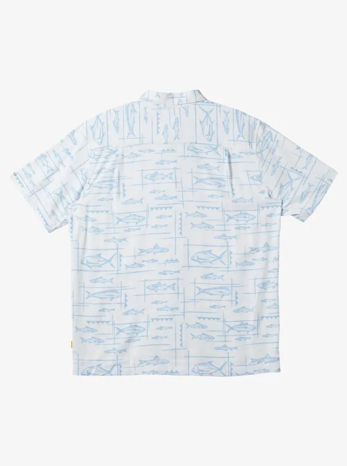 Quiksilver Bento Woven Shirt Bento White MensWaterman Shirts and Polos Quiksilver Bento Woven Shirt Bento White MensWaterman Shirts and Polos
