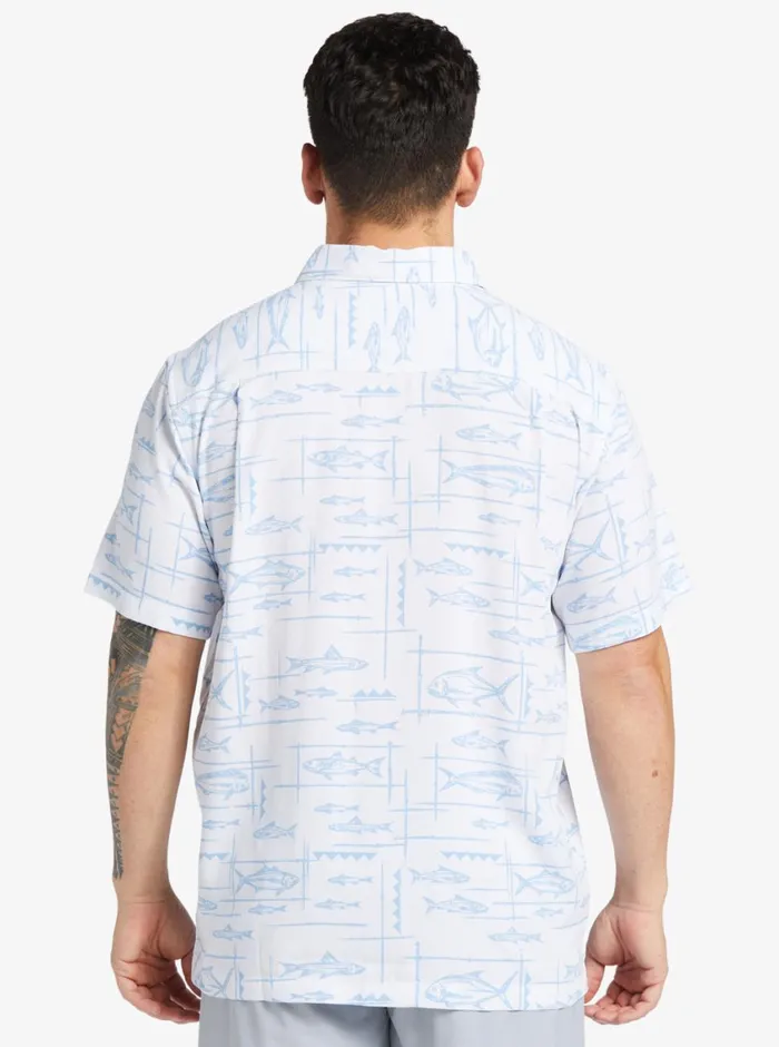 Quiksilver Bento Woven Shirt Bento White MensWaterman Shirts and Polos Quiksilver Bento Woven Shirt Bento White MensWaterman Shirts and Polos