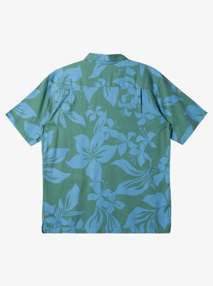 Quiksilver Big Island Woven Shirt Frosty Spruce Big Island Woven MensWaterman Shirts and Polos Quiksilver Big Island Woven Shirt Frosty Spruce Big Island Woven MensWaterman Shirts and Polos