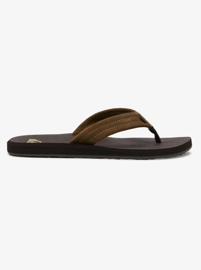 Quiksilver Carver Suede Core Sandals Brown 1 Mens Sandals