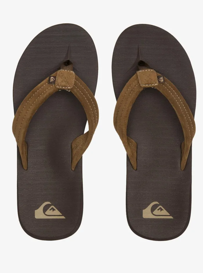 Quiksilver Carver Suede Core Sandals Brown 1 Mens Sandals