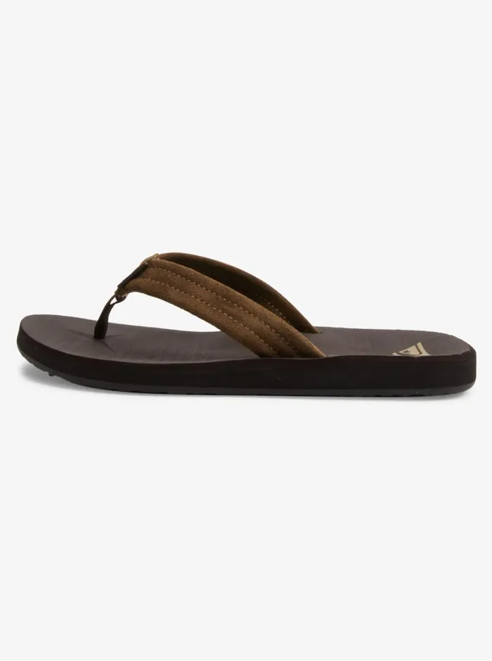 Quiksilver Carver Suede Core Sandals Brown 1 Mens Sandals