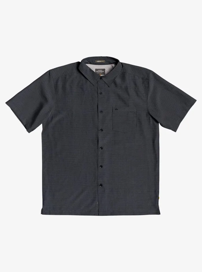 Quiksilver Centinela Premium AntiWrinkle Shirt Black Centinella MensWaterman Shirts and Polos Quiksilver Centinela Premium AntiWrinkle Shirt Black Centinella MensWaterman Shirts and Polos