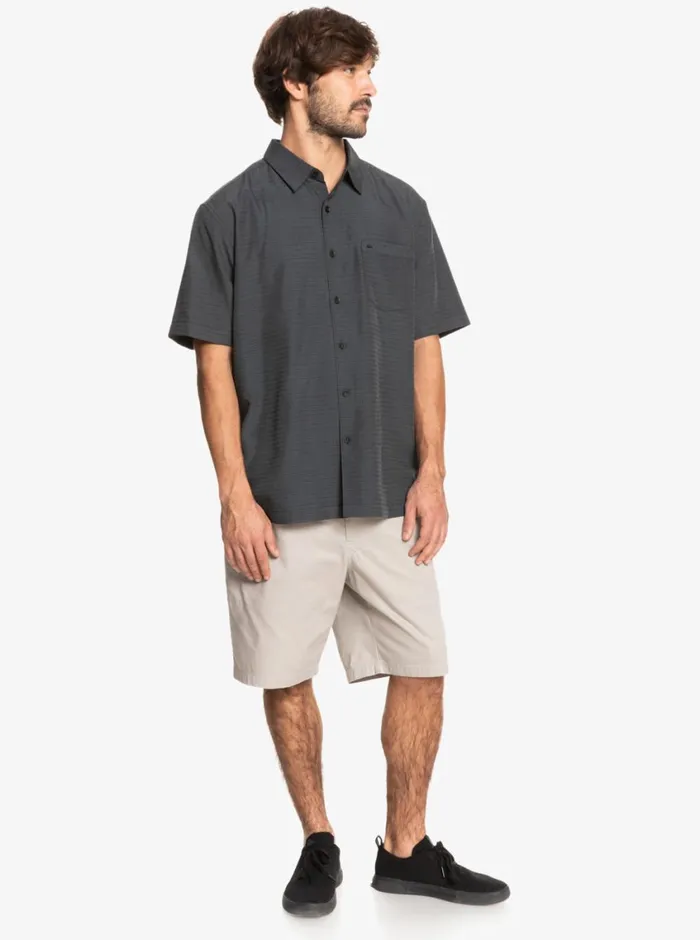 Quiksilver Centinela Premium AntiWrinkle Shirt Black Centinella MensWaterman Shirts and Polos Quiksilver Centinela Premium AntiWrinkle Shirt Black Centinella MensWaterman Shirts and Polos