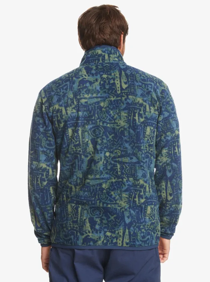 Quiksilver Clean Coasts ZipUp Fleece Naval Academy Nu Vintage Mens Sweatshirts and Hoodies Quiksilver Clean Coasts ZipUp Fleece Naval Academy Nu Vintage Mens Sweatshirts and Hoodies