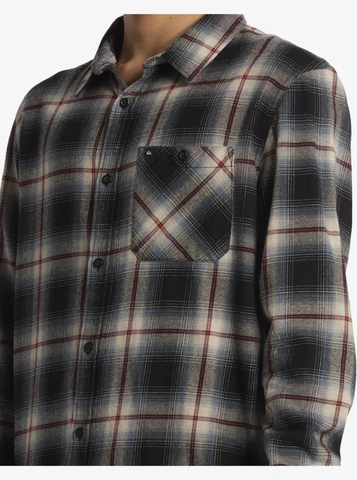 Quiksilver Craibstone Long Sleeve Shirt Black Craibstone Mens Shirts and Polos