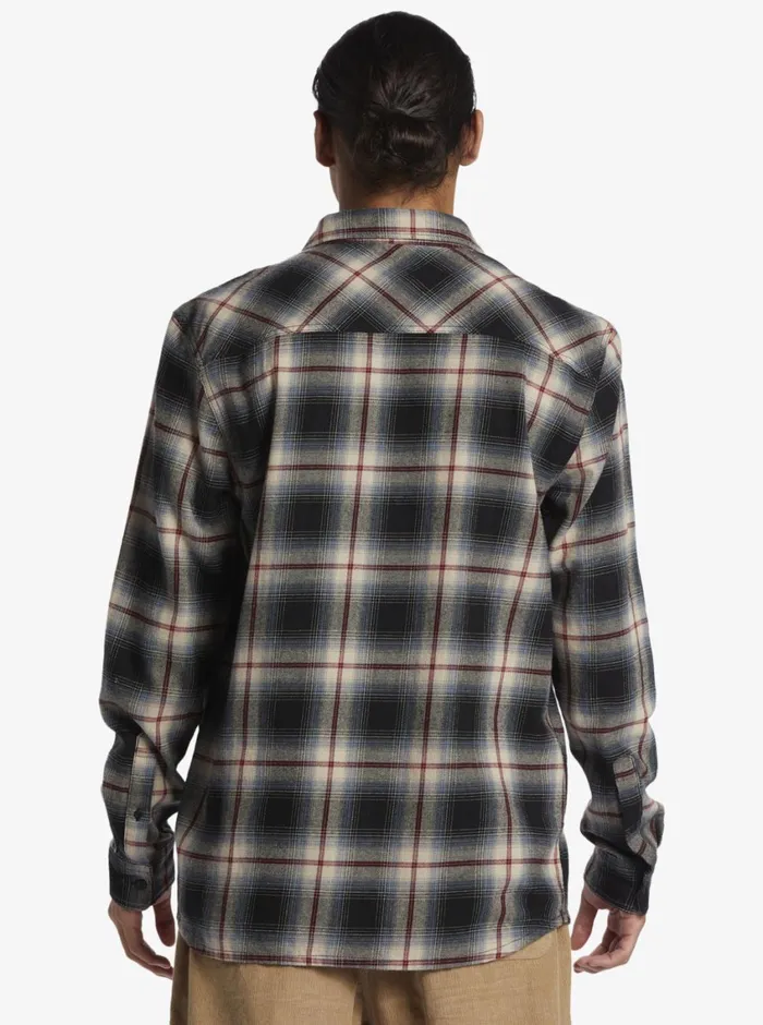 Quiksilver Craibstone Long Sleeve Shirt Black Craibstone Mens Shirts and Polos