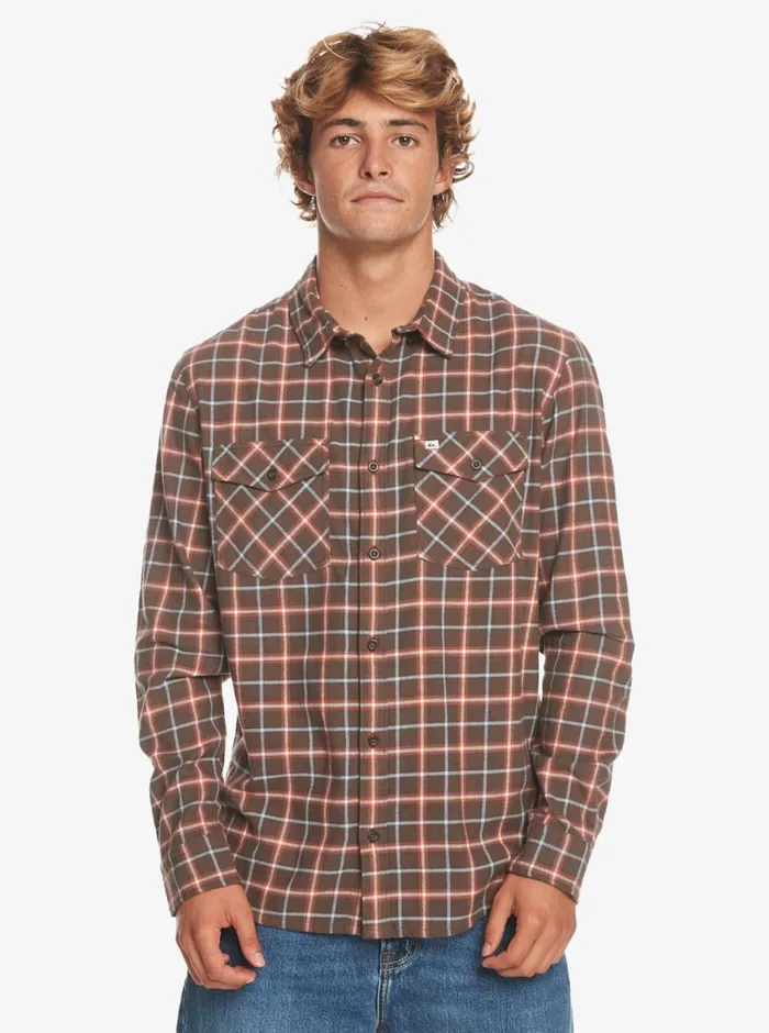 Quiksilver Dulsie Long Sleeve Shirt Major Brown Dulsie Mens Shirts and Polos Quiksilver Dulsie Long Sleeve Shirt Major Brown Dulsie Mens Shirts and Polos