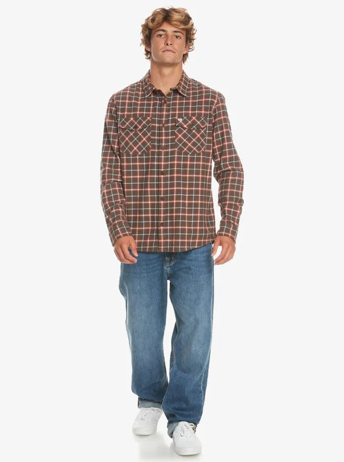 Quiksilver Dulsie Long Sleeve Shirt Major Brown Dulsie Mens Shirts and Polos Quiksilver Dulsie Long Sleeve Shirt Major Brown Dulsie Mens Shirts and Polos