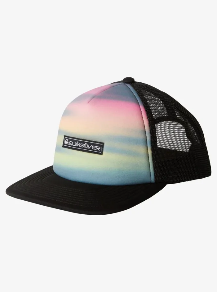 Quiksilver Emu Coop Trucker Hat Prism Pink Mens Hats