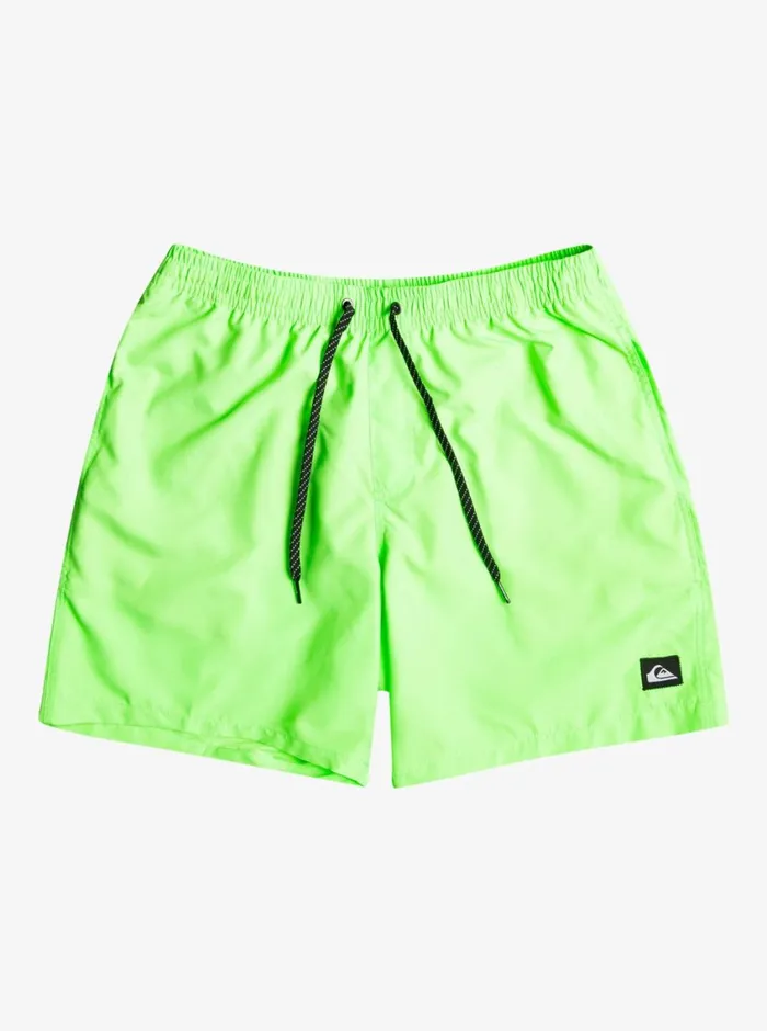 Quiksilver Everyday 17034 Volleys Green Gecko Mens Elastic Waist