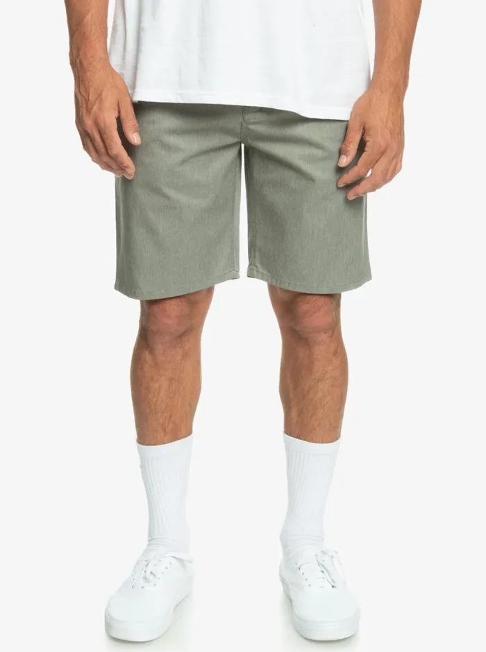 Quiksilver Everyday Union Stretch Chino 20034 Shorts Light Grey Heather Mens Shorts and Amphibians Quiksilver Everyday Union Stretch Chino 20034 Shorts Light Grey Heather Mens Shorts and Amphibians