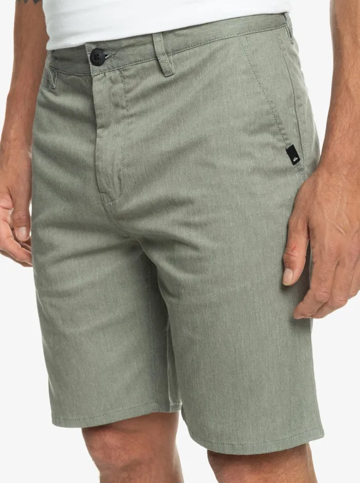 Quiksilver Everyday Union Stretch Chino 20034 Shorts Light Grey Heather Mens Shorts and Amphibians Quiksilver Everyday Union Stretch Chino 20034 Shorts Light Grey Heather Mens Shorts and Amphibians